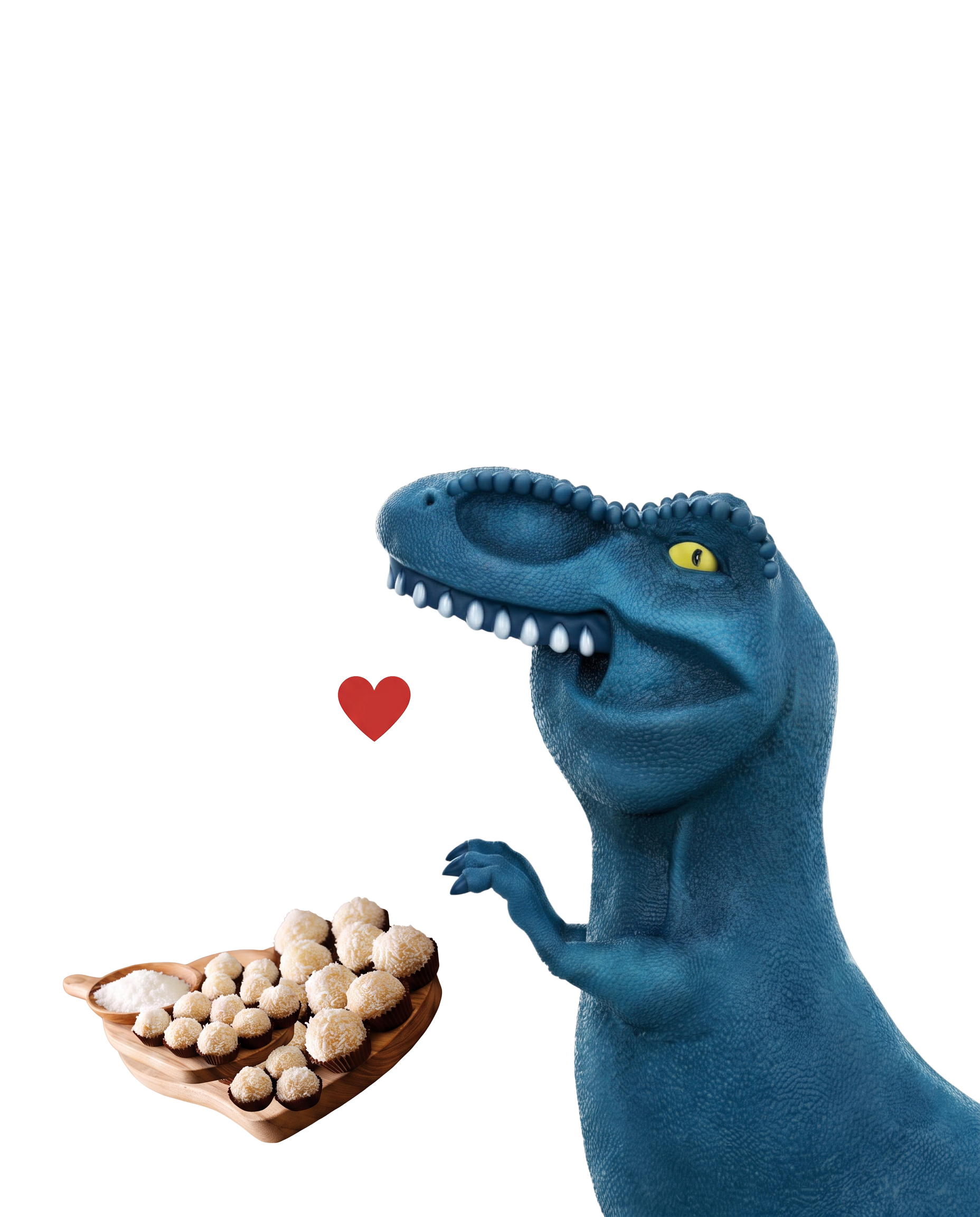 Dinofauro with brigadeiros